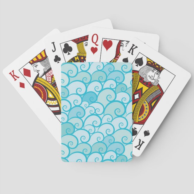 Sea Pattern Poker Cards (Back)