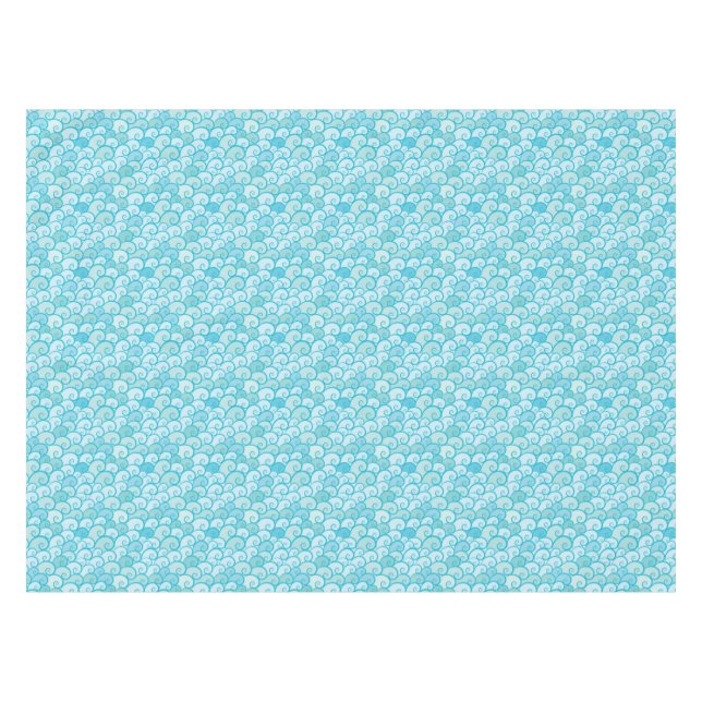 Sea Pattern Tablecloth (Front (Horizontal))