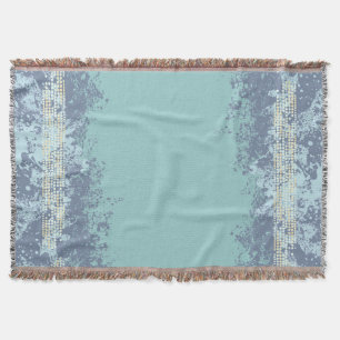 Sea patterned beach toned pattern throw throw blanket