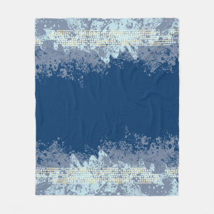 Sea patterned beach toned pattern throw throw fleece blanket