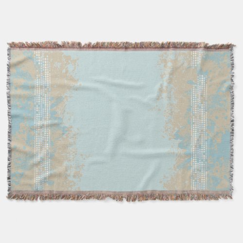 Sea patterned rock beach toned pattern throw throw blanket