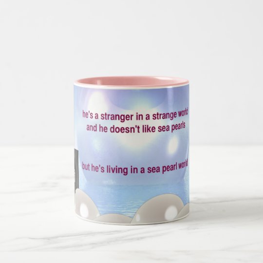 sea pearl Two-Tone coffee mug