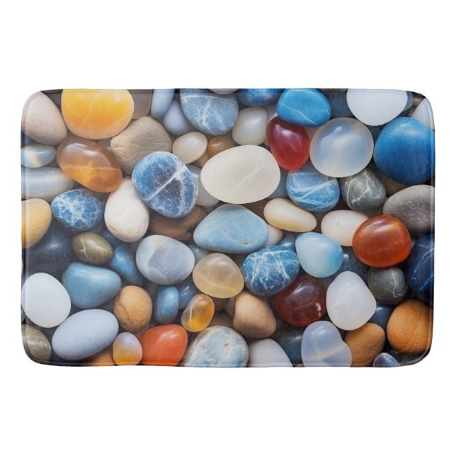 Sea Pebbles  Bath Mat (Front)