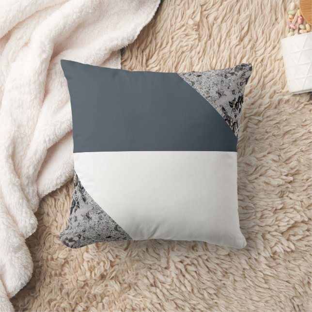 Sea Pebbles Throw Pillow (Blanket)