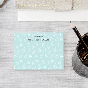 Sea Personalized Science Teacher Post-it Notes