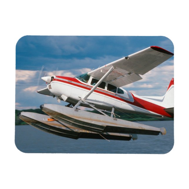Sea Plane Taking Off, Victoria Falls, Zimbabwe Magnet (Horizontal)