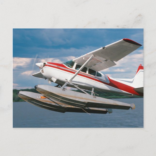 Sea Plane Taking Off, Victoria Falls, Zimbabwe Postcard (Front)