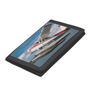 Sea Plane Taking Off, Victoria Falls, Zimbabwe Trifold Wallet