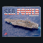 SEA POWER – US Naval Vessels Calendar<br><div class="desc">The United States has the largest and most capable Navy in the world and it is larger than the next 13 navies combined. It has the world's largest aircraft carrier fleet and operates nearly 500 ships. This calendar displays a small percentage of the vessels operated by the Navy. The visual...</div>
