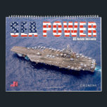SEA POWER – US Naval Vessels Calendar<br><div class="desc">The United States has the largest and most capable Navy in the world and it is larger than the next 13 navies combined. It has the world's largest aircraft carrier fleet and operates nearly 500 ships. This calendar displays a small percentage of the vessels operated by the Navy. The visual...</div>