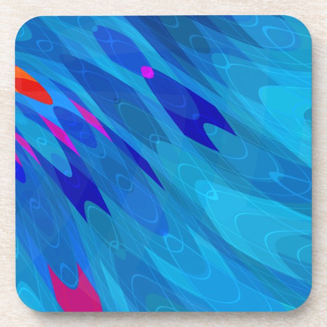 Sea Ripple Beverage Coaster (Front)