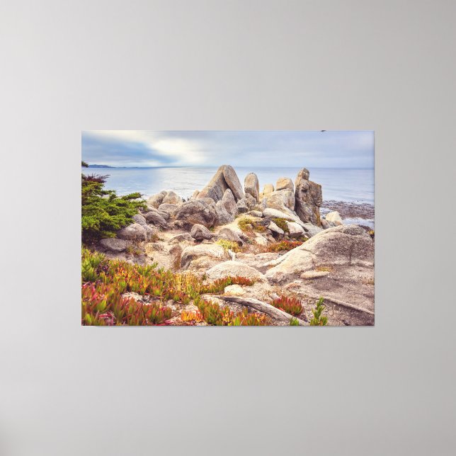 Sea Rocks Canvas Print (Front)