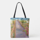 Sea Roses Path to the Sea Tote Bag