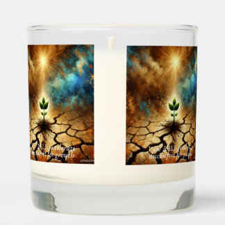 Sea Salt and White Sage Affirmation Candle