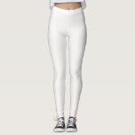 Sea Salt Solid Plain Color Leggings<br><div class="desc">White sea salt has a plain and simple color that promotes relaxation and instills a sense of calm and self-trust. Its light and neutral shade makes it easy to pair with other colors and it can complement a variety of aesthetics.
Hex #FBFAF8</div>