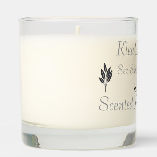 Sea Salt & White Sage Scented Candle