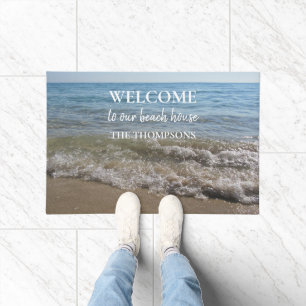 Sea & Sand Beach Waves Beach House Doormat