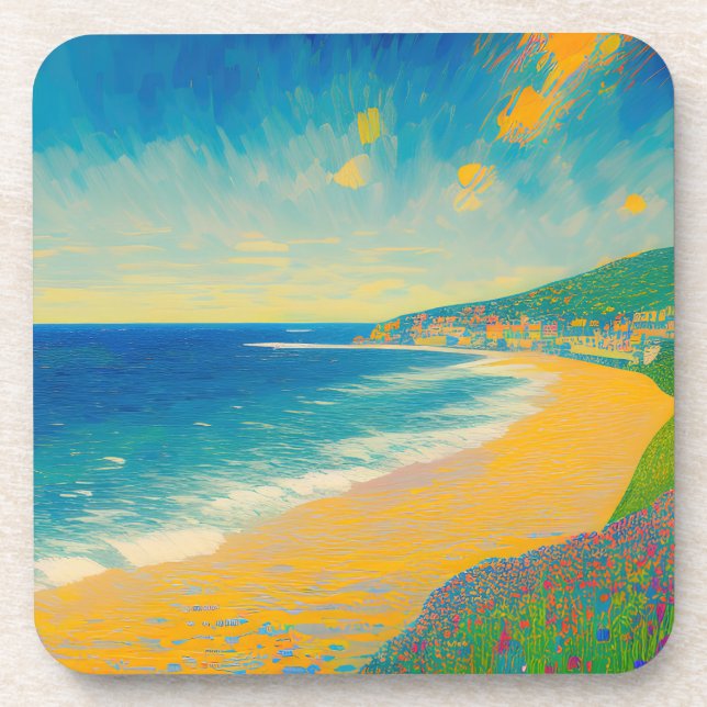 Sea Scape 07 Beverage Coaster (Front)