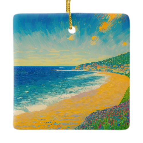 Sea Scape 07 Ceramic Ornament
