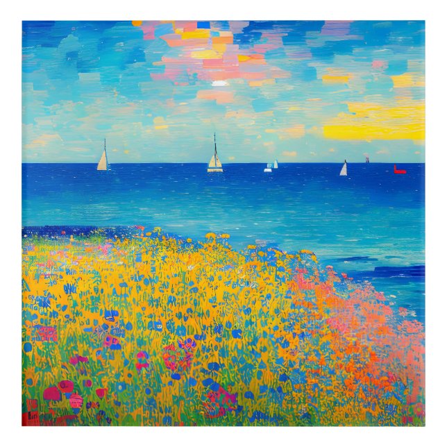 Sea Scape 08 Acrylic Print (Front)
