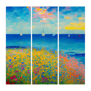 Sea Scape 08 Triptych