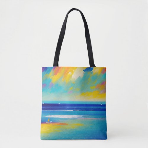 Sea Scape 10 Stuck on the sand  Tote Bag