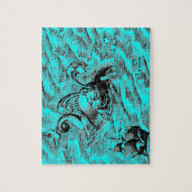 Sea Serpent and Sailing Ship