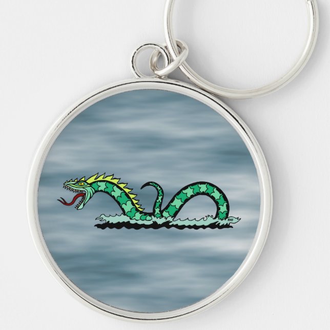 Sea Serpent Keychain (Front)