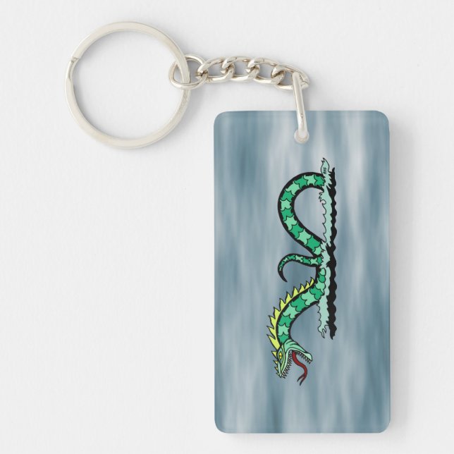 Sea Serpent Keychain (Front)