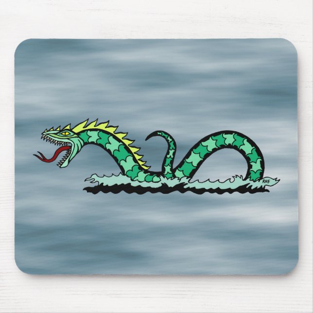Sea Serpent Mouse Pad (Front)
