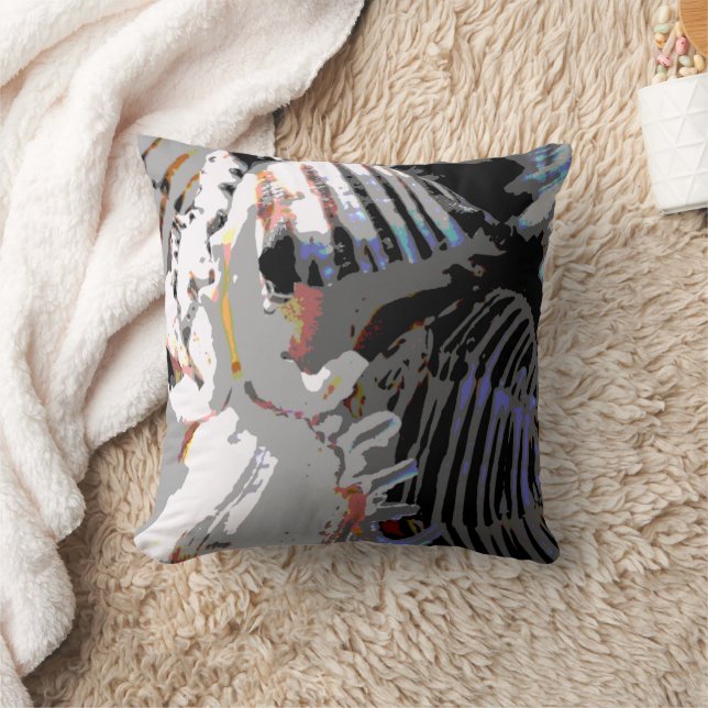 Sea Shell Abstract Throw Pillow (Blanket)
