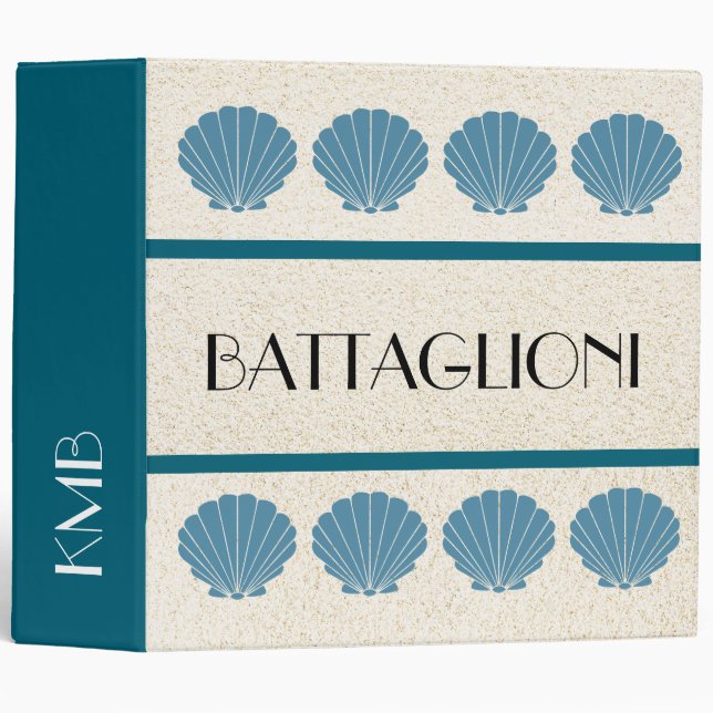 Sea Shell Binder (Front/Spine)