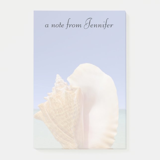 Sea Shell Close Up Post-it Notes (Front)