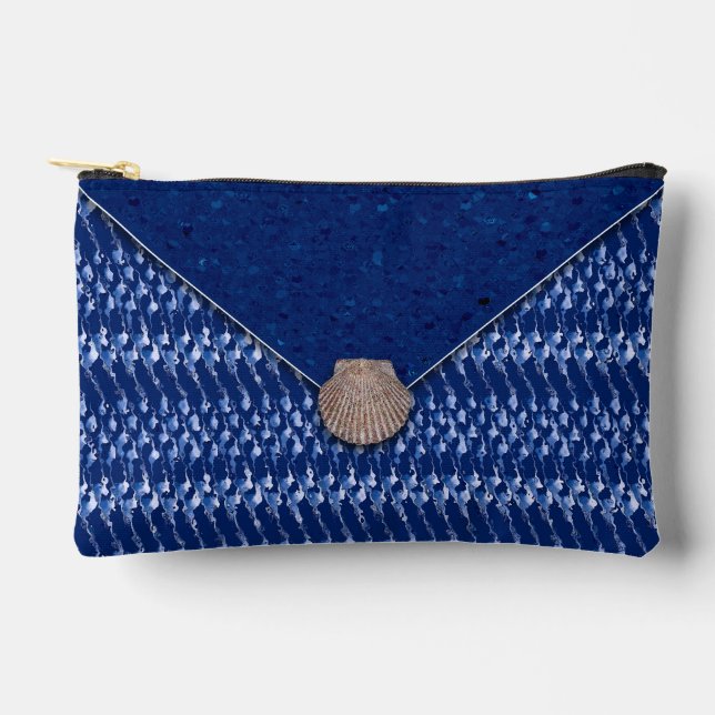 Sea Shell Clutch Bag Accessory Pouch  (Front)