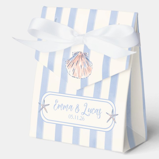 sea shell favor boxes (Front)