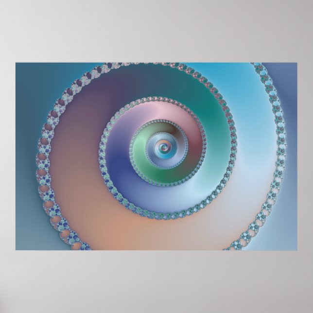 Sea Shell - Fractal Poster (Front)