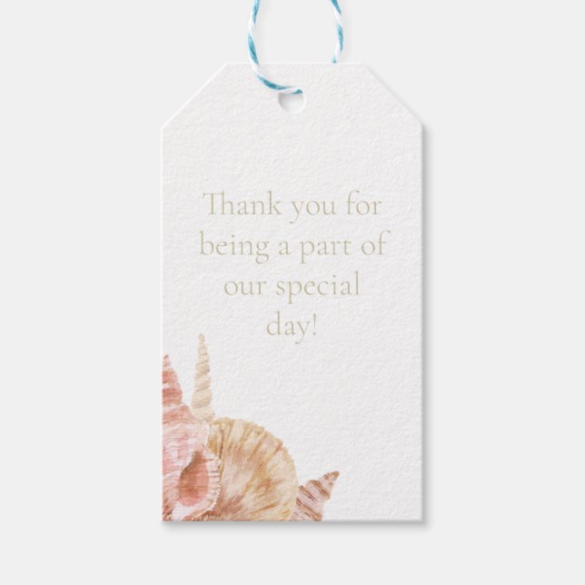 Sea Shell Gift Tag (Front)