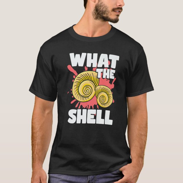 sea shell hunter and Conch Collector seashell hunt T-Shirt (Front)