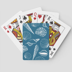 Sea Shell Illustration Poker Cards