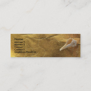 Sea Shell Mini Business Card
