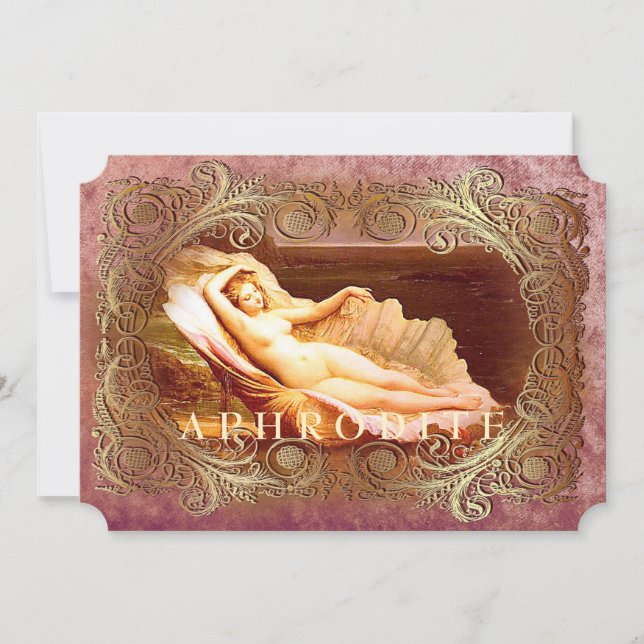 Sea Shell - Ocean Beach Shells Invitation (Front)