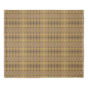 Sea Shell Pattern, Gold Duvet Cover