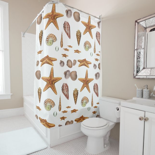 sea shell shower curtain (In Situ)