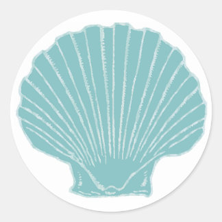 Sea Shell Wedding Envelope Seal
