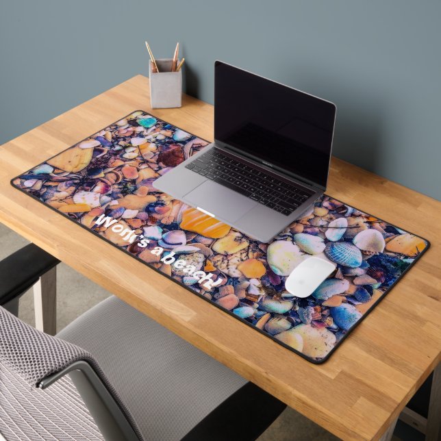 Sea Shells and Pebbles Desk Mat (Office 2)