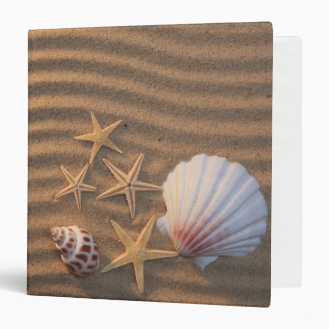 Sea Shells And Starfish Binder (Front/Inside)