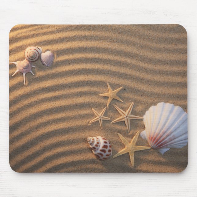 Sea Shells And Starfish Mouse Pad (Front)