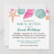 Sea Shells Beach Theme Bridal Shower Invitation