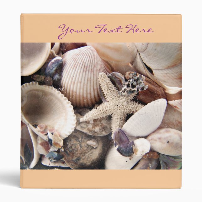 Sea Shells Binder (Front)