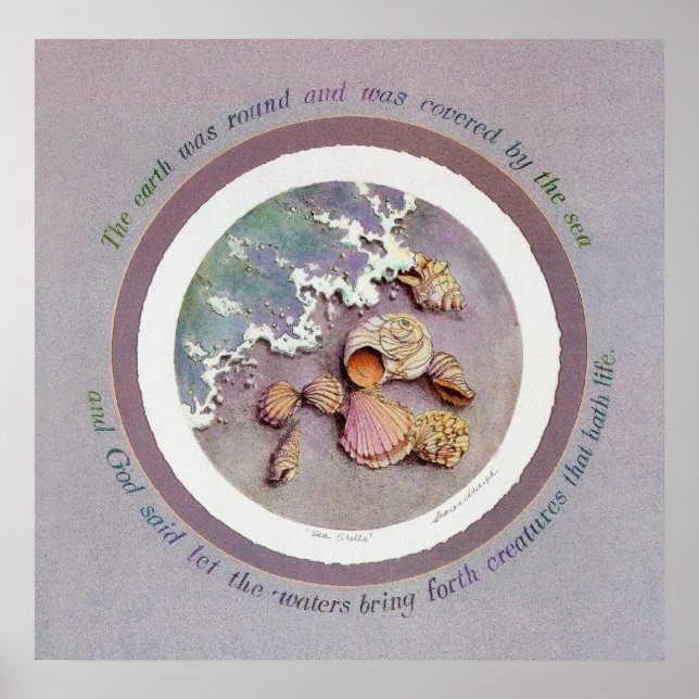 SEA SHELLS by SHARON SHARPE Poster (Front)